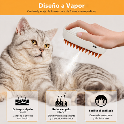 Cepillo de Vapor para Mascotas