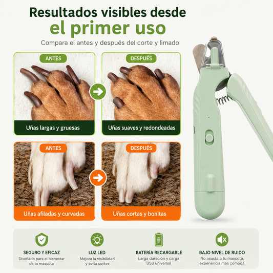 Cortaúñas LED para Perros y Gatos