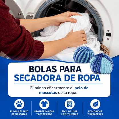 Bolas Quitapelos para Secadora (Pack de 4)